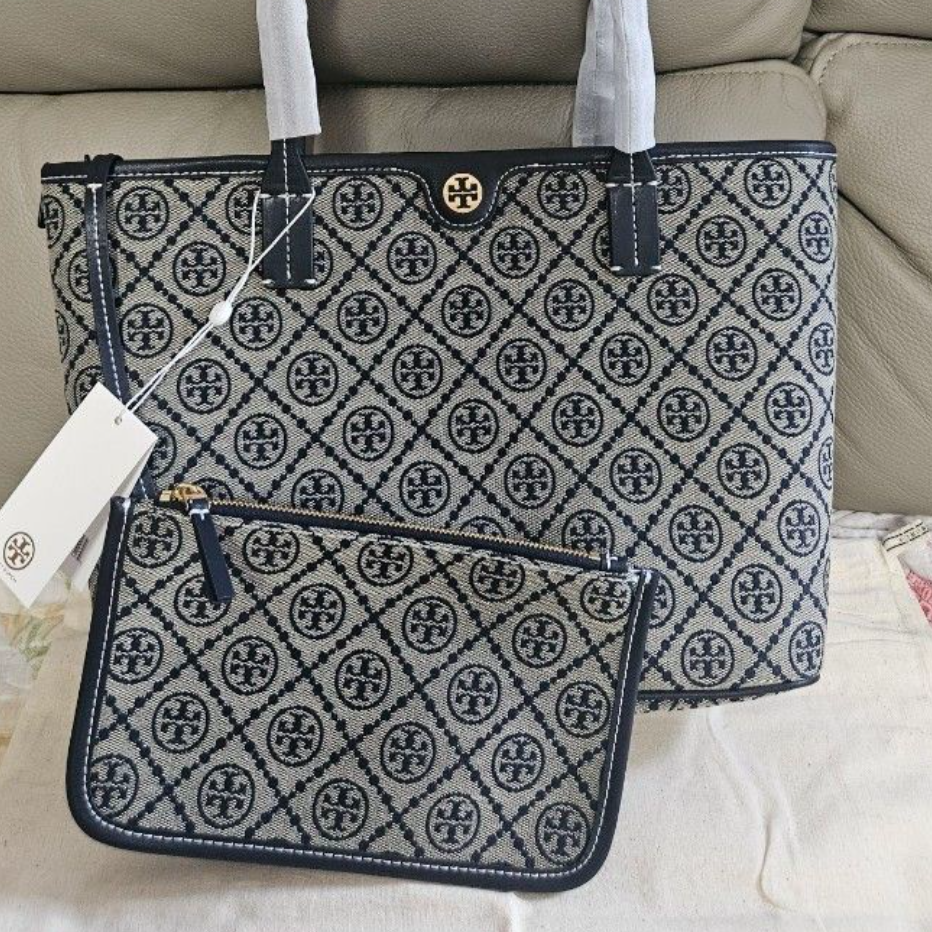 Tory Burch レディース T モノグラム スモール ジップ トート